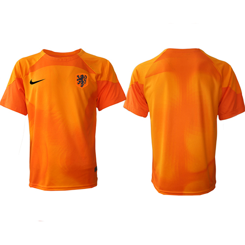 Netherlands Goalkeeper Replica Away Shirt World Cup 2022 Short Sleeve
